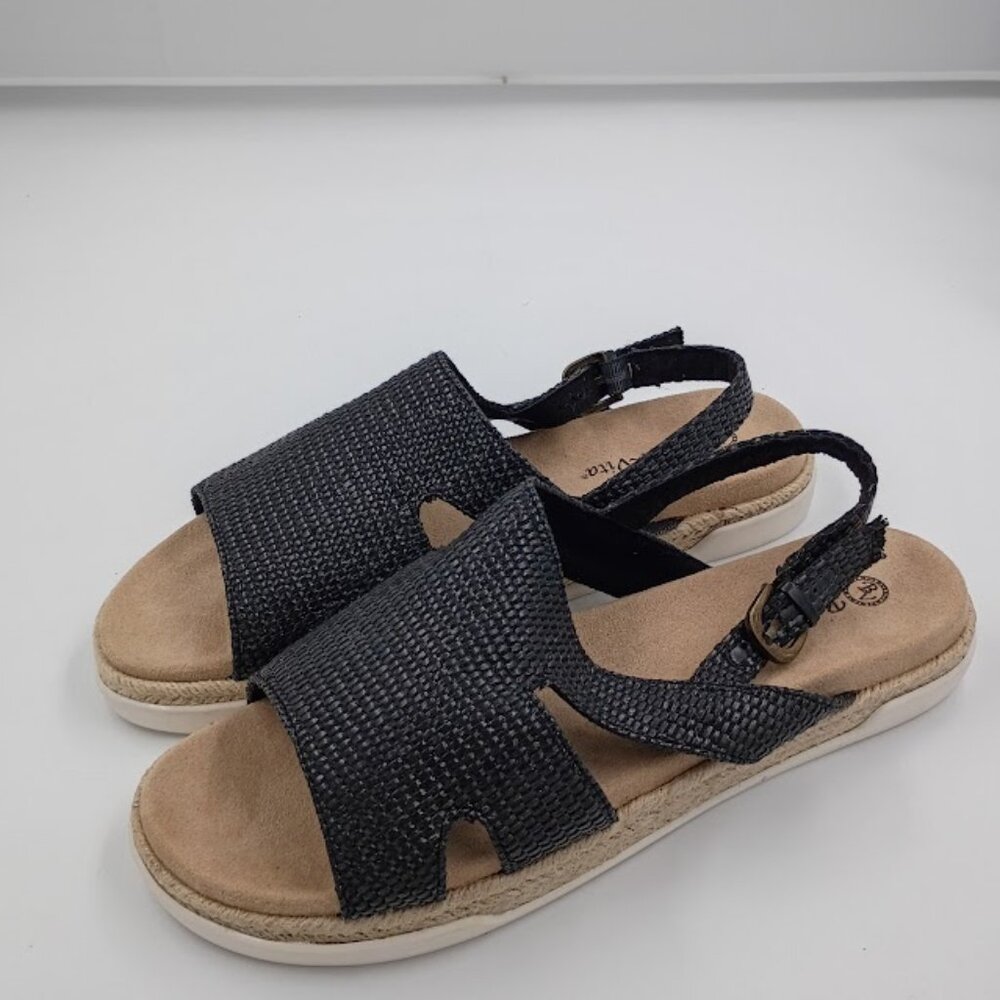 Bella Vita Kato Sling Black Woven, Black, Women's Size 11